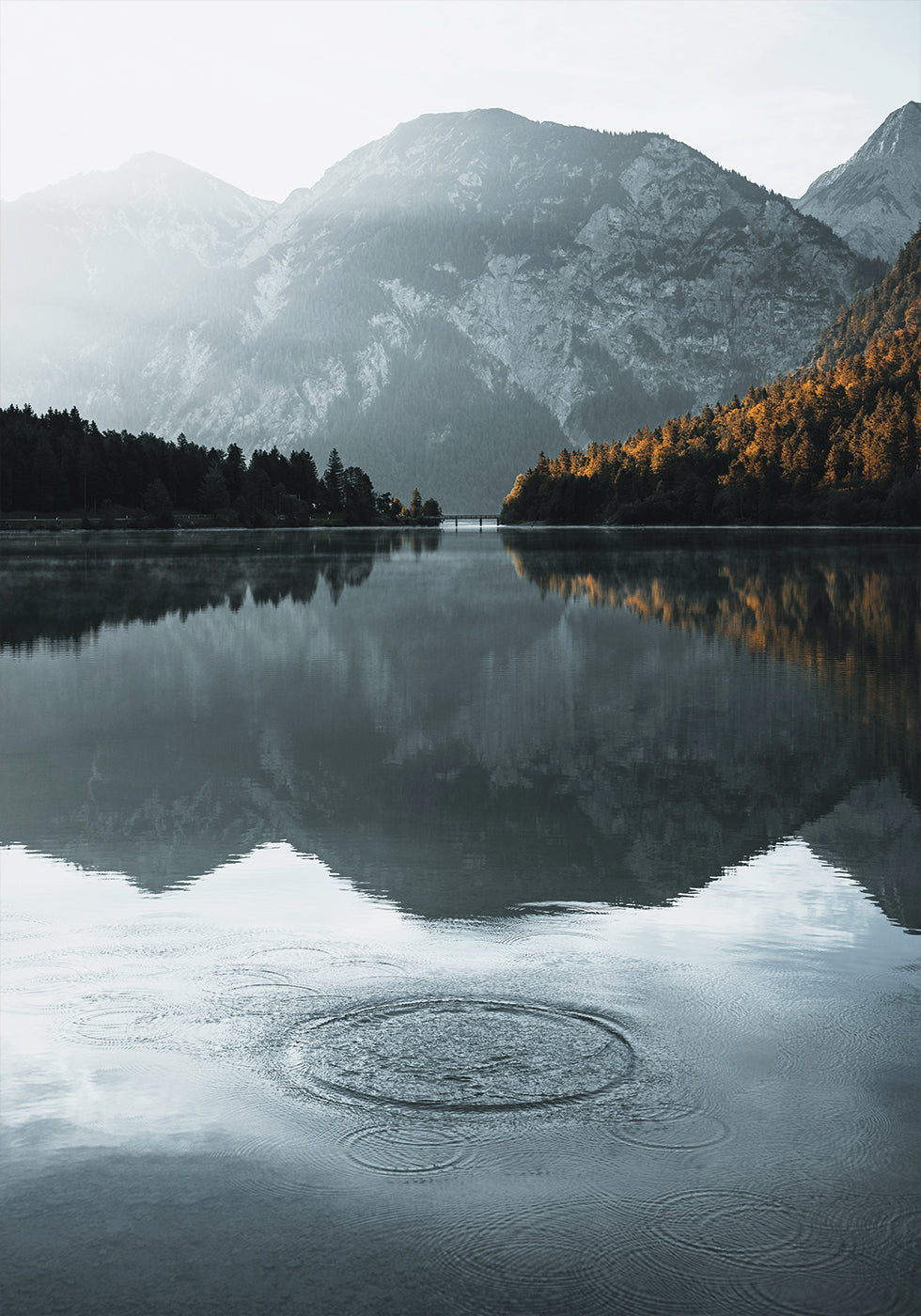 Wasserwellen im See Poster - Posterbox.dk
