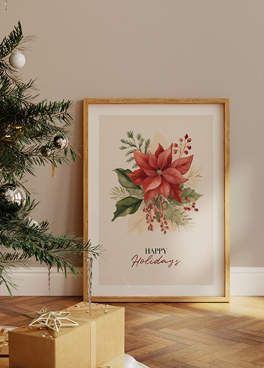 ein Bild eines Weihnachtsbaumes mit Geschenken darunter