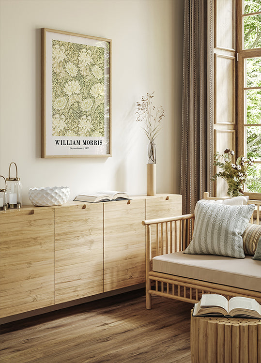 William Morris Chrysantheme 1877 Poster - Posterbox.dk