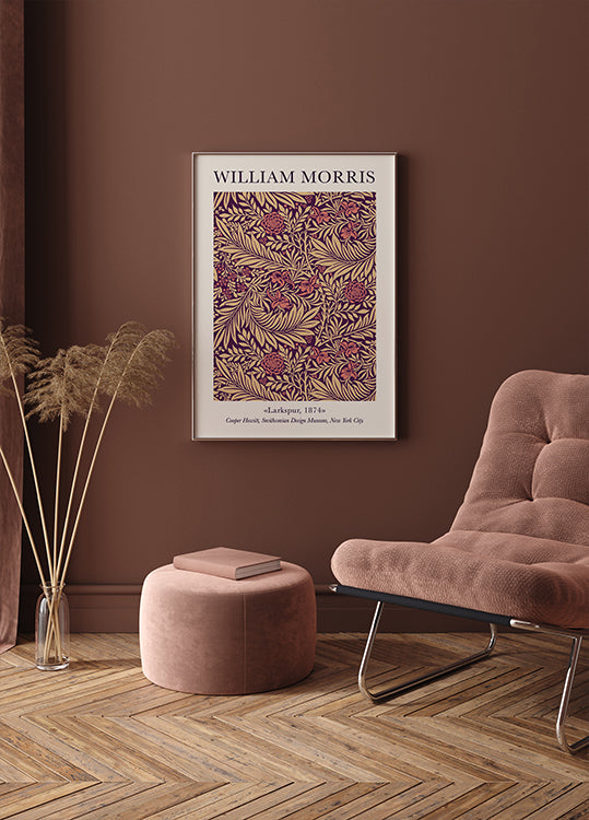 William Morris Larkspur Poster - Posterbox.dk