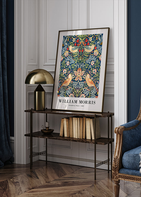 William Morris, Erdbeerdieb 1883 Kunstplakat - Posterbox.dk