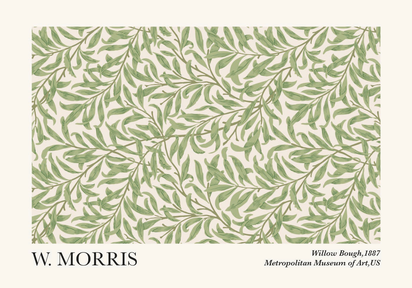 William Morris Willow Bough Poster - Posterbox.dk