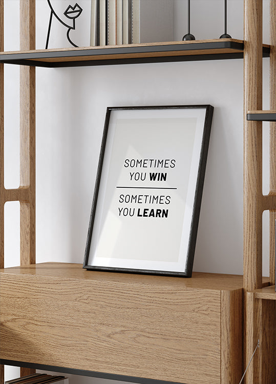 Win and Learn-Poster - Posterbox.dk