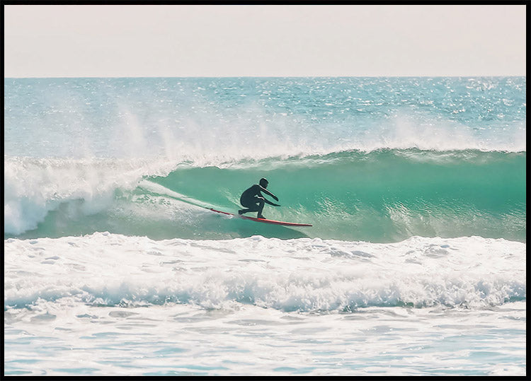 Winter Wave Ride, Surf Vibes Wandkunst Poster - Posterbox.dk