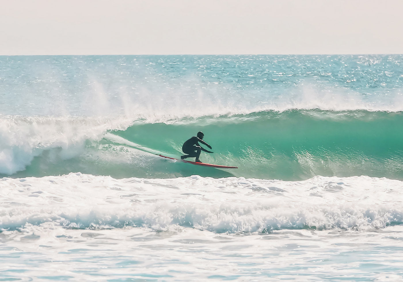 Winter Wave Ride, Surf Vibes Wandkunst Poster - Posterbox.dk