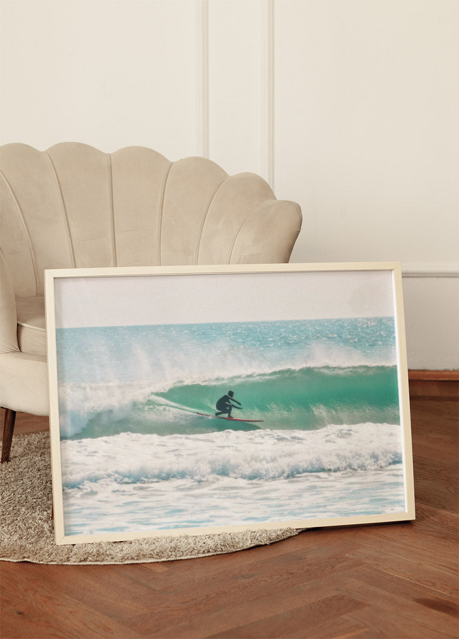 Winter Wave Ride, Surf Vibes Wandkunst Poster - Posterbox.dk
