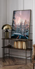 Winter Winding Road Poster - Posterbox.dk