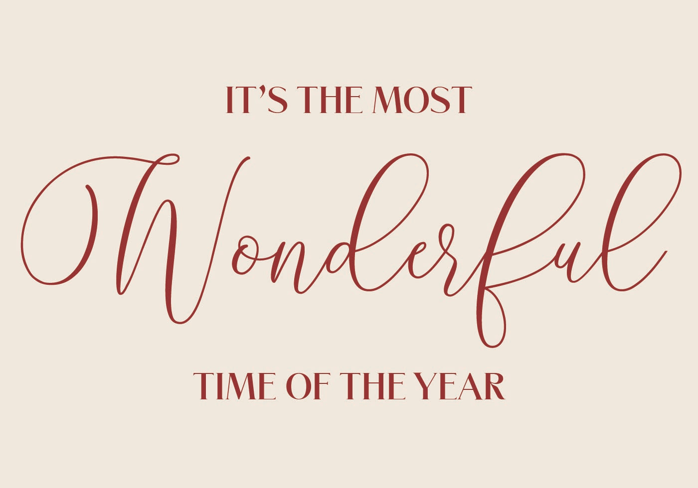 Poster „Wonderful Time“ - Posterbox.dk