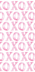 XOXO Pink Pattern Poster - Posterbox.dk