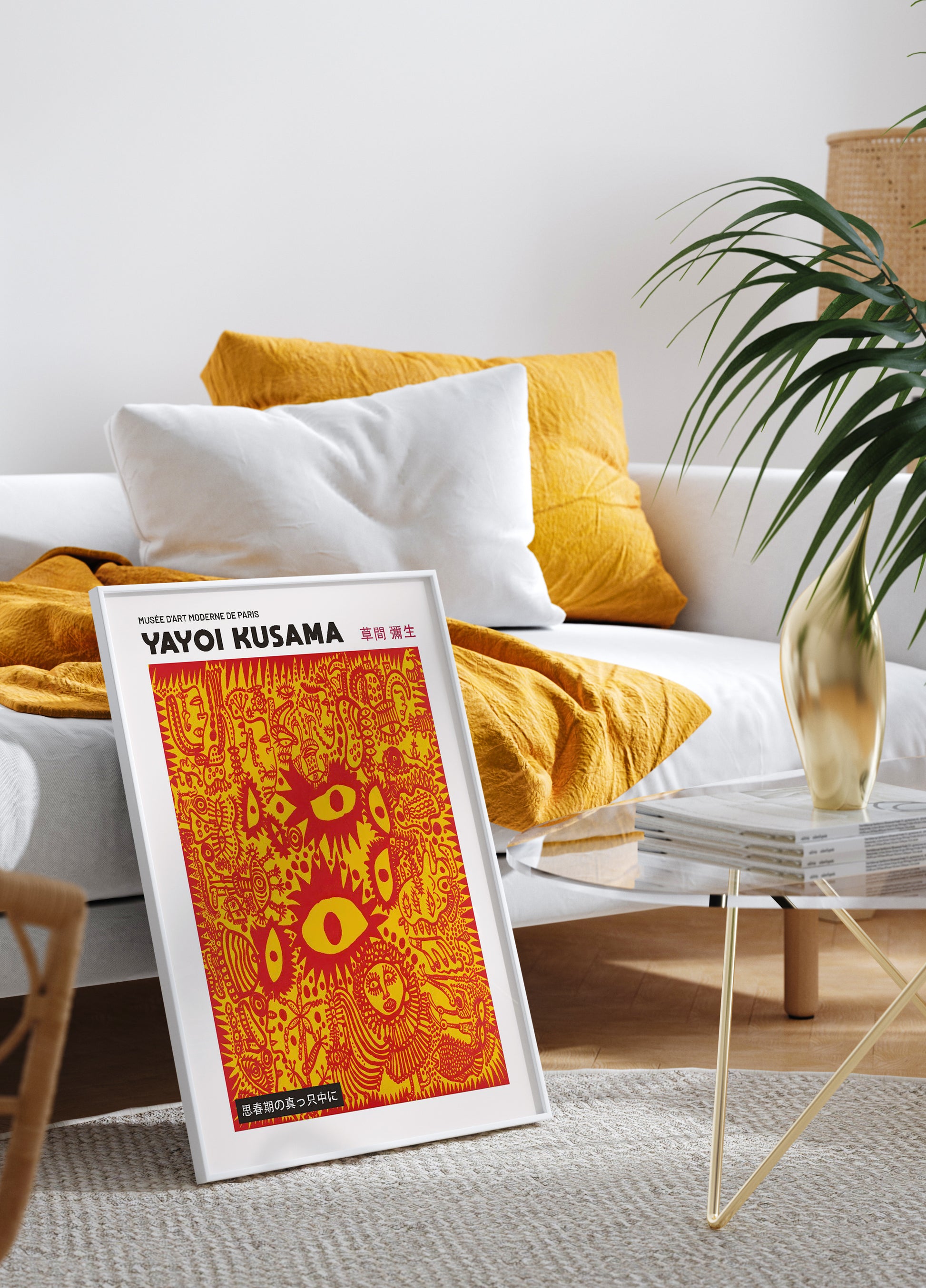 Yayoi Kusama In the Midset of Adoleszenz Poster - Posterbox.dk