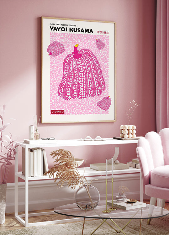 Yayoi Kusama Kürbis Poster - Posterbox.dk