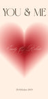 Du & Ich, Romantisches Herz, personalisiertes Liebesdruck-Poster - Posterbox.dk