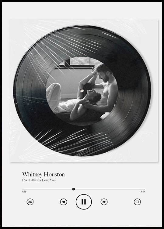 Dein Song, deine Geschichte, personalisiertes Vinyl-Schallplatten-Poster – Posterbox.dk