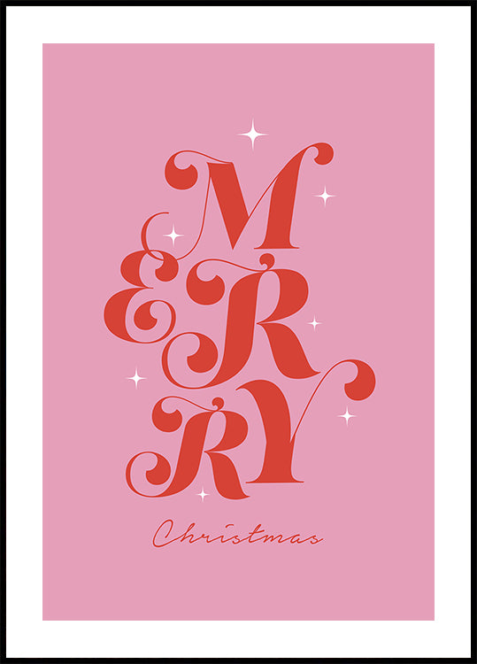 Merry Christmas Plakat - Posterbox