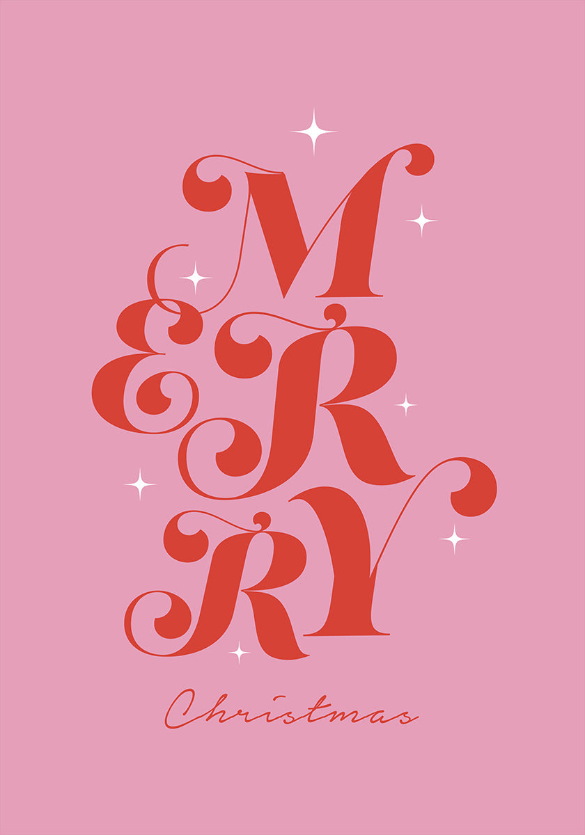 Merry Christmas Plakat - Posterbox