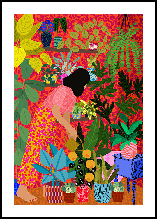 Watering My Plants - Posterbox