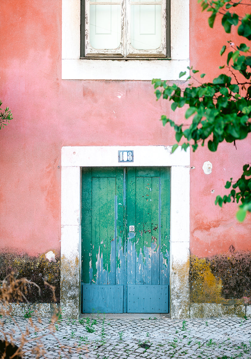 Little door in Lisbon Plakat - Posterbox