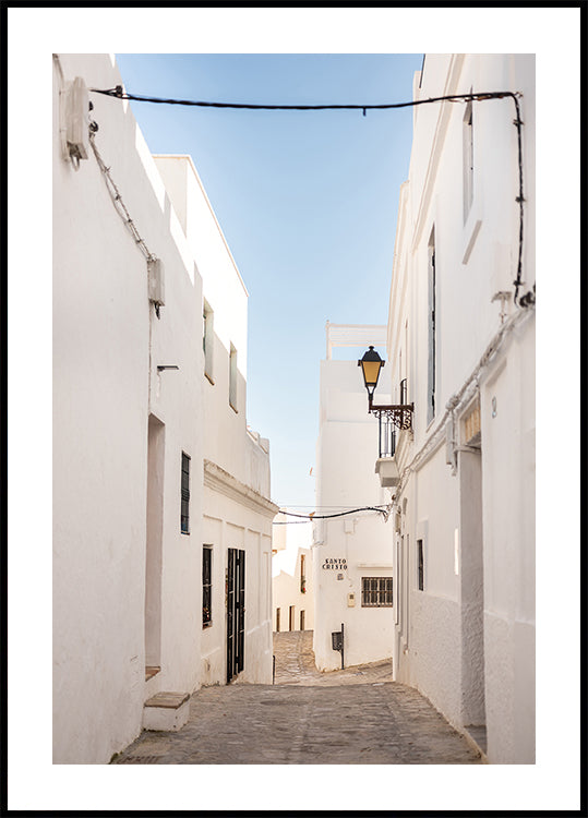 The White town of Vejer de La Frontera Plakat - Posterbox