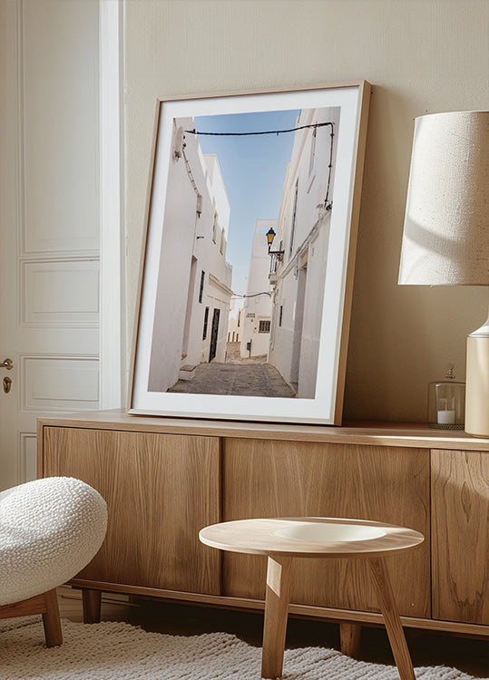The White town of Vejer de La Frontera Plakat - Posterbox