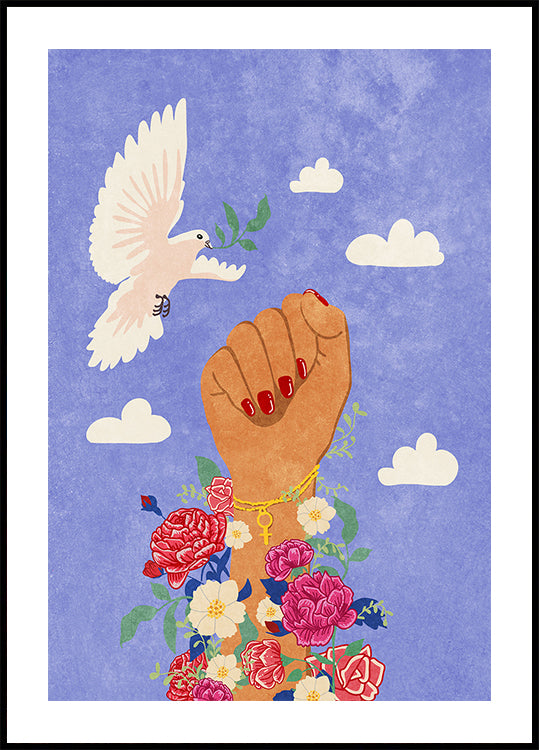 Feminist Fist Plakat - Posterbox