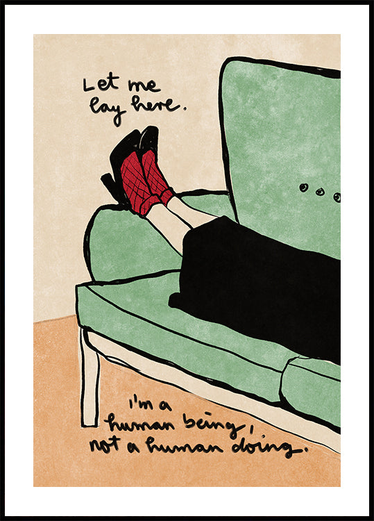 Let me lay here Plakat - Posterbox