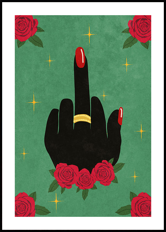 Middle Finger - Posterbox