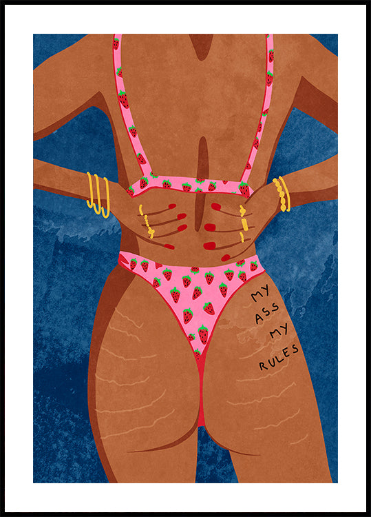 My ass my rules Plakat - Posterbox