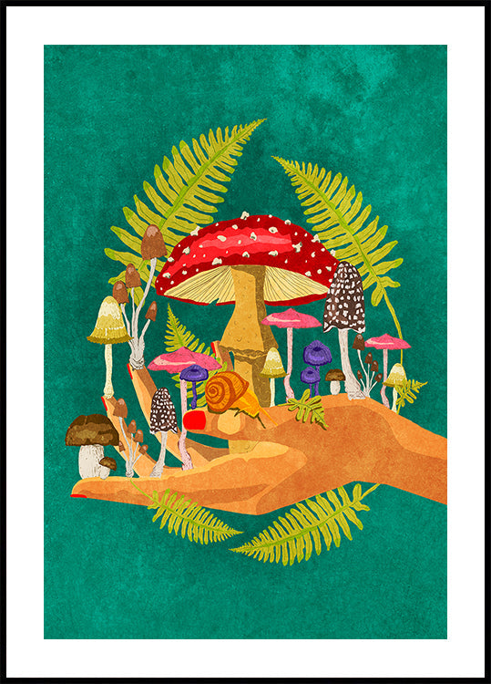 My Mushroom Cosmos Plakat - Posterbox
