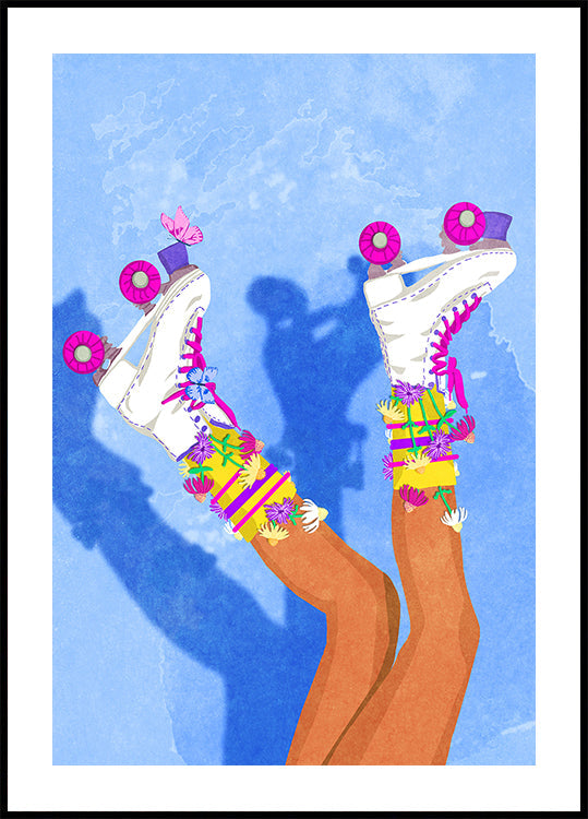 Skate like a Girl Plakat - Posterbox