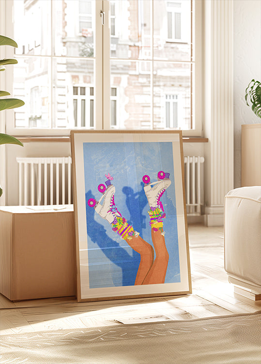 Skate like a Girl Plakat - Posterbox