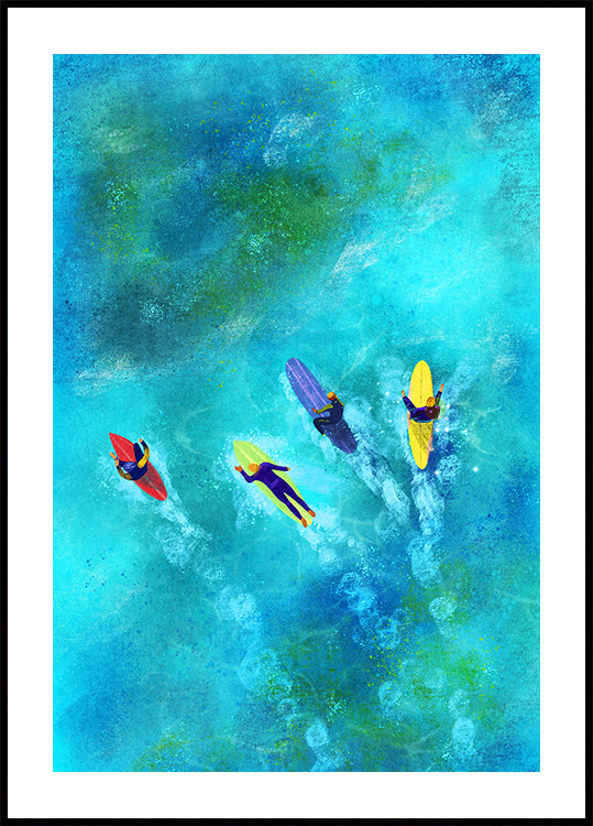 Surfer Dudes Plakat - Posterbox