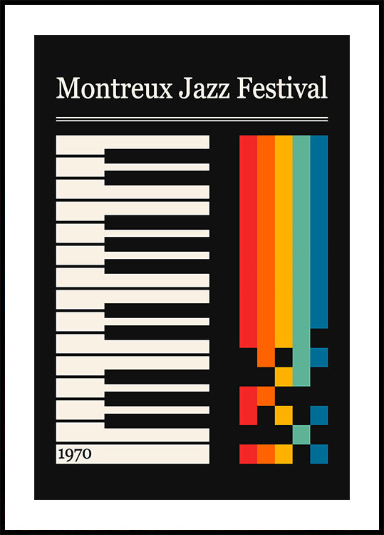 Montreaux Jazz Festival Plakat - Posterbox