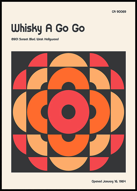 Whisky a Go Go Retro - Posterbox