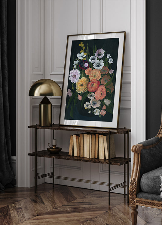 Leocadia moody bouquet Plakat - Posterbox