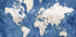 Detailed world map with cities, Sabeen Plakat - Posterbox