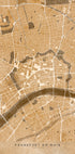 Sepia vintage map of Essen Germany Plakat - Posterbox
