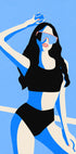 Blue Sport Girl - Posterbox