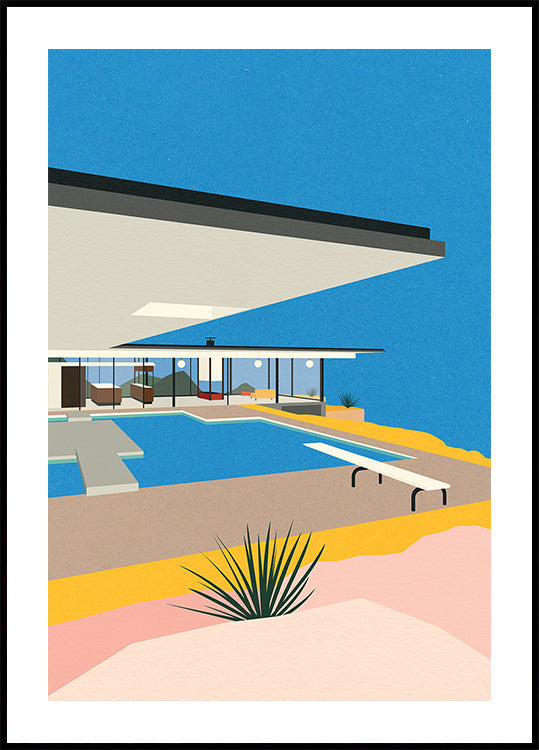 La Stahl House Plakat - Posterbox