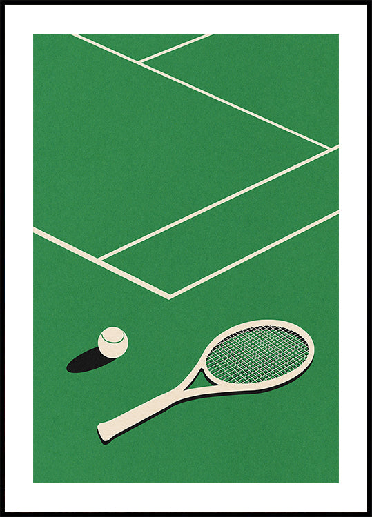 Rosi Feist Lawn Tennis Club Plakat - Posterbox