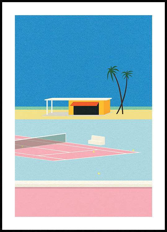 Tennis By the Beach - Posterbox
