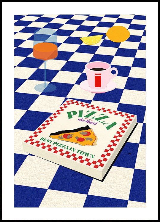The Italian Menu Plakat - Posterbox