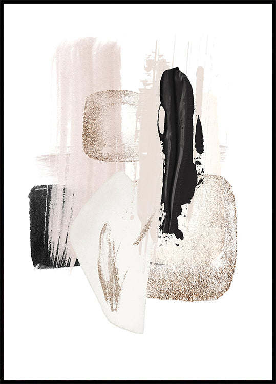 Brush Strokes-1 Plakat - Posterbox