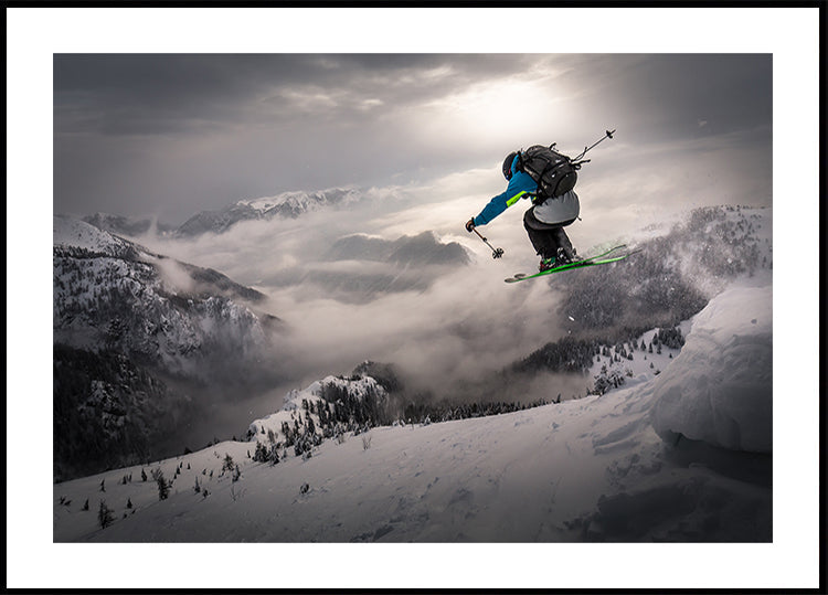Backcountry skiing - Posterbox