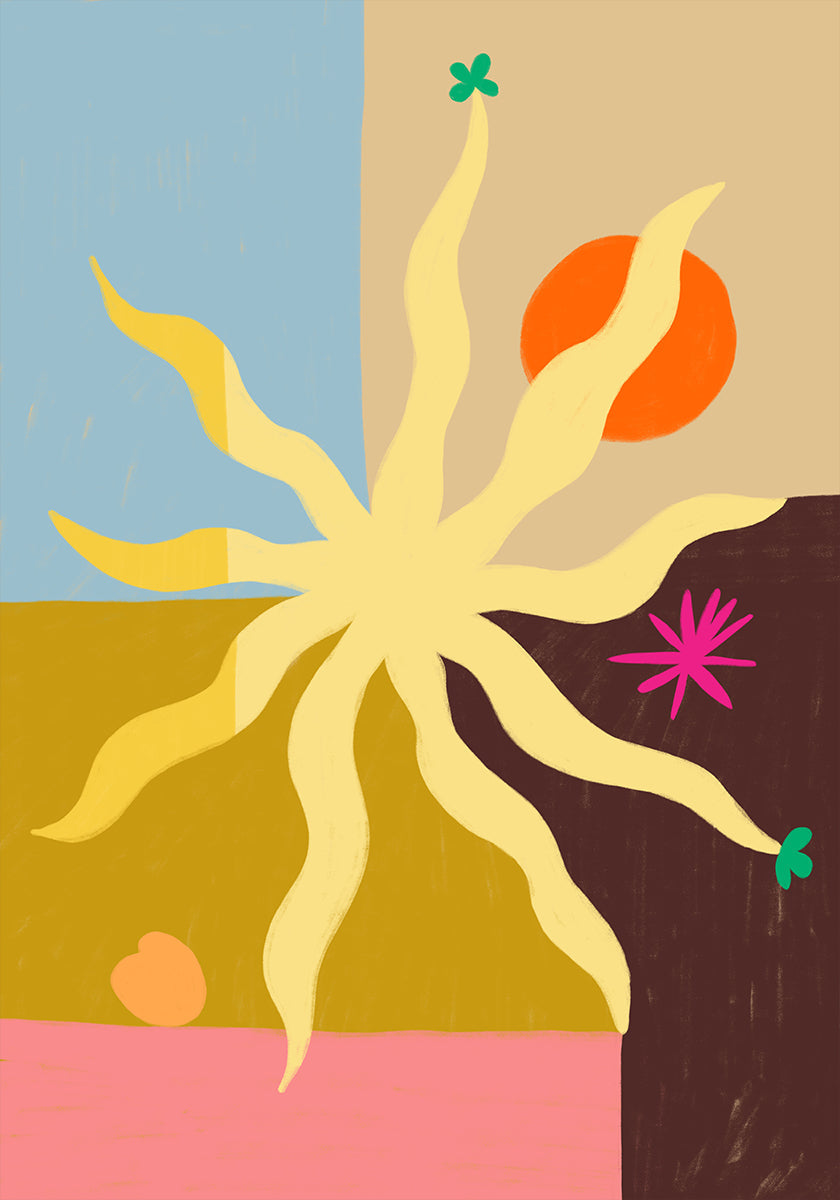 Sun, Fruit and Flower - Posterbox