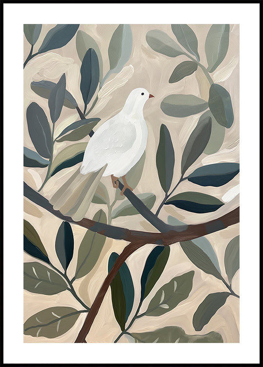 Dove In Tree Plakat - Posterbox