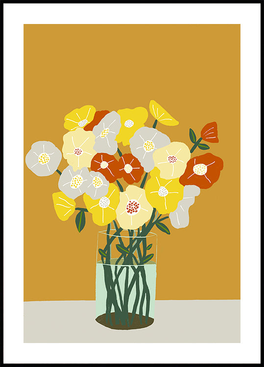 Vase of Flowers Plakat - Posterbox