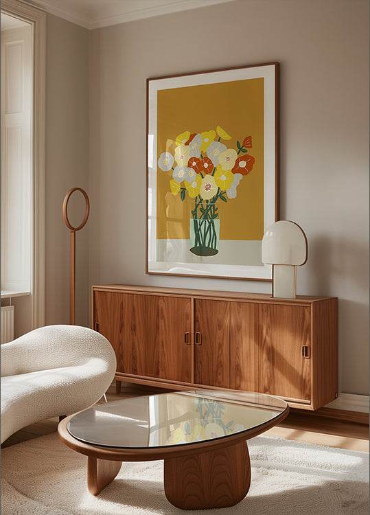 Vase of Flowers Plakat - Posterbox