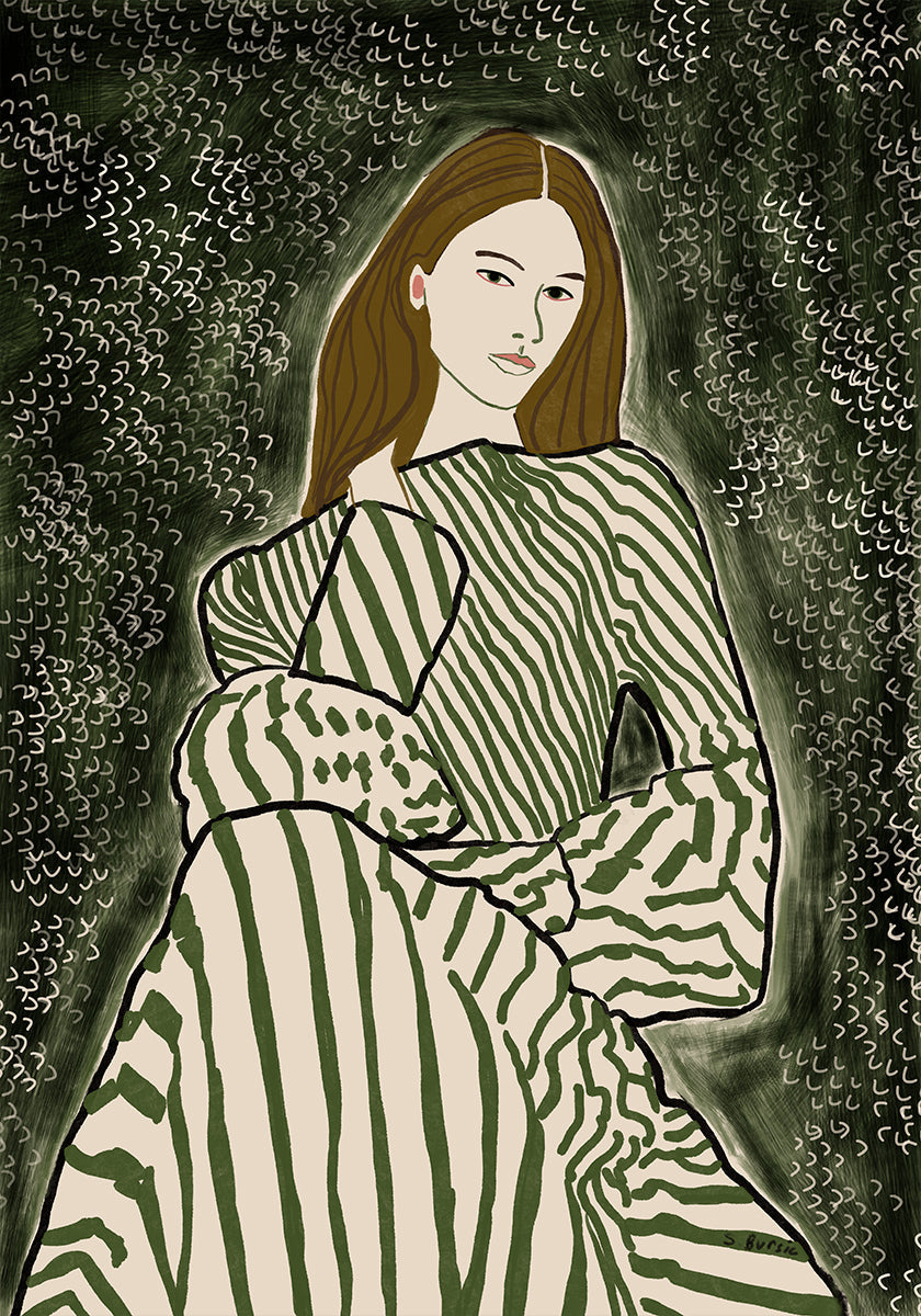 Woman SITTING - Posterbox
