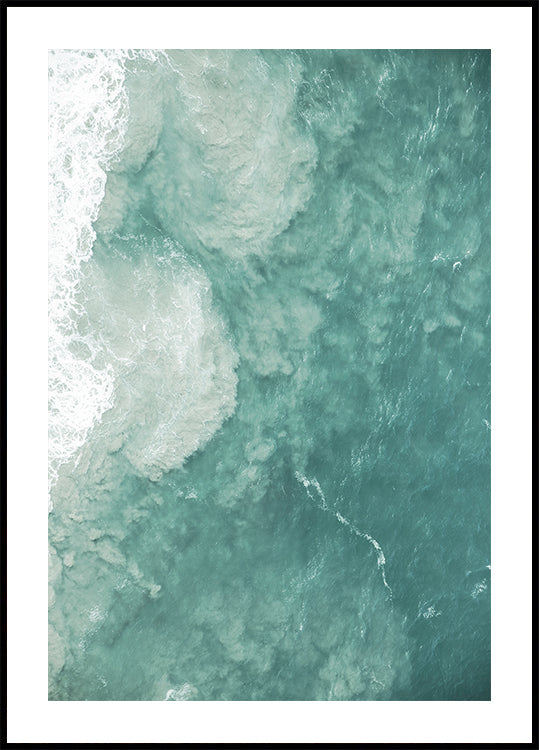 Ocean's Gentle Swirl - Posterbox