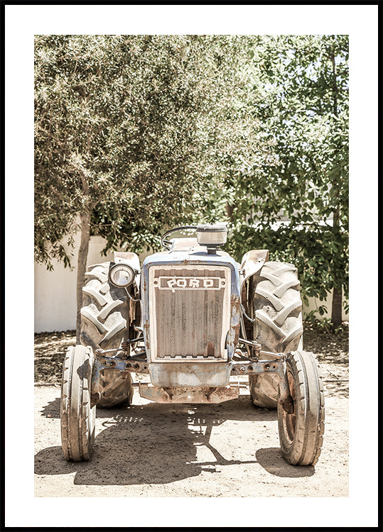 Rugged Tractor Scene Plakat - Posterbox